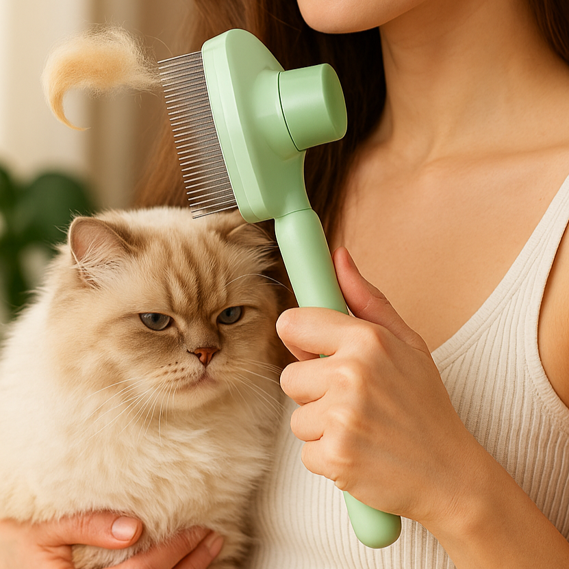 Peine Quitapulgas y Removedor de Pelo