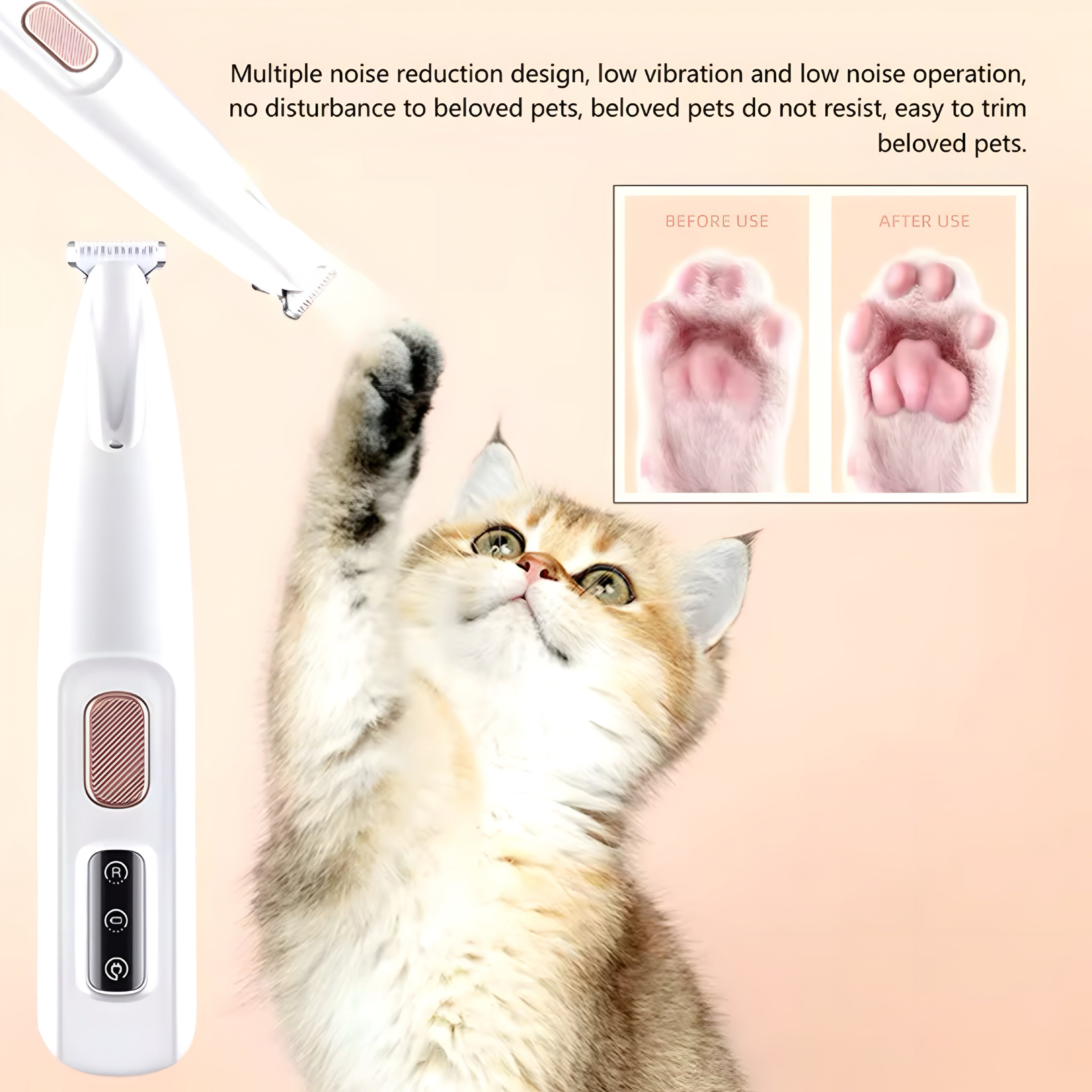 Recortador USB para Patas de Mascotas