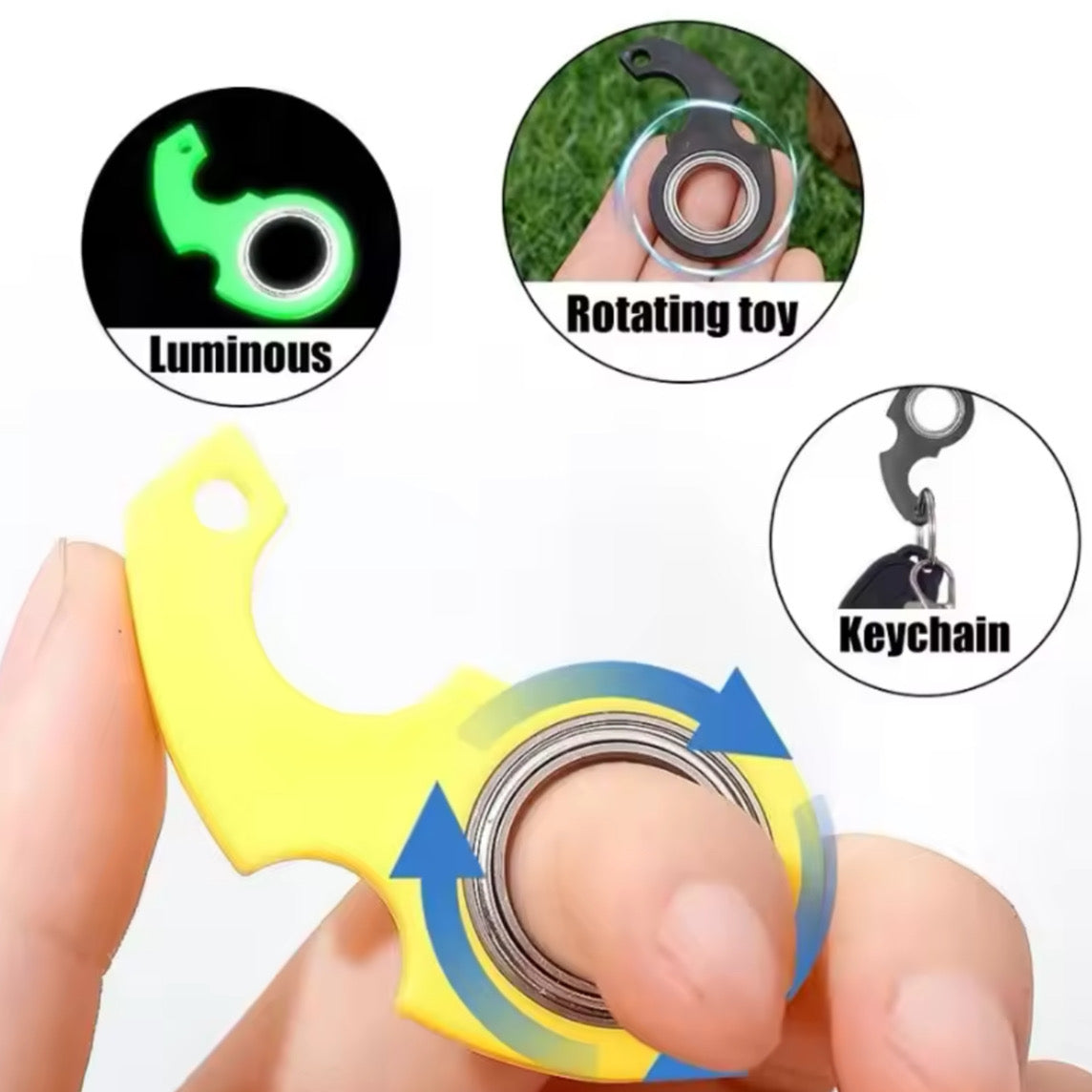 Llavero Fidget Spinner